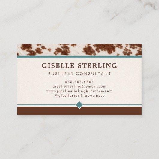 Western Luxury Visitekaartje (Achterkant)