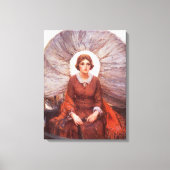 Western, Madonna van de Prairie door Koerner Canvas Afdruk (Voorkant)