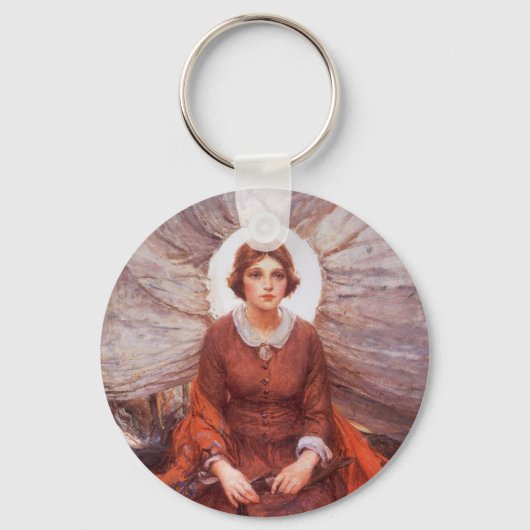  Western, Madonna van de Prairie door Koerner Sleutelhanger (Voorkant)