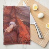  Western, Madonna van de Prairie door Koerner Theedoek (Quarter Fold)