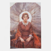 Western, Madonna van de Prairie door Koerner Theedoek (Verticaal)