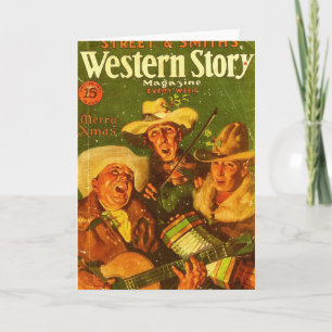 Western magazijn 1931 Kerstmis Feestdagen Kaart