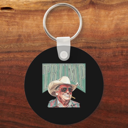 Western Make America Great Trump Daddy Sleutelhanger (Voorkant)