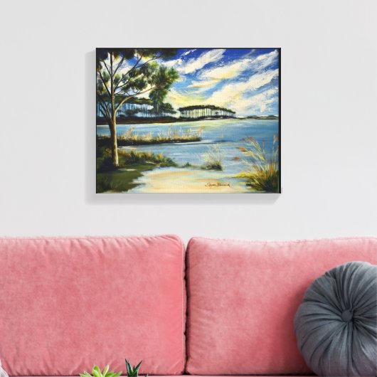 Western Meer 30A Canvas Afdruk (Insitu (Woonkamer))