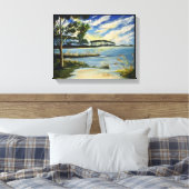 Western Meer 30A Canvas Afdruk (Insitu (Slaapkamer))