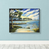 Western Meer 30A Canvas Afdruk (Insitu (Houten vloer))