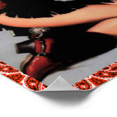 Western  meisje met een pan poster (Hoek)