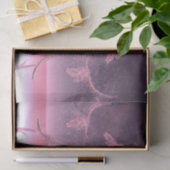 Western meisje Metallic Paars Roze Koe Tissuepapier (Geschenk)