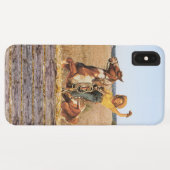 Western meisje op paarden Case-Mate iPhone Case (Achterkant (horizontaal))