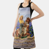  Western meisje op paardensport (L) Schort (Insitu)