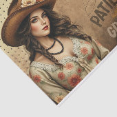  Western Meisje Zelfliefde Quote Decoupage Tissuepapier (Detail)