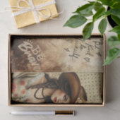  Western Meisje Zelfliefde Quote Decoupage Tissuepapier (Geschenk)