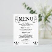 Western menu Land Weddenschap Cowboy Boots Black (Staand voorkant)