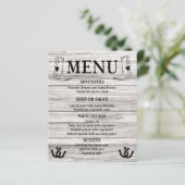 Western Menu Land Weddenschap Cowboy Boots Wood (Staand voorkant)