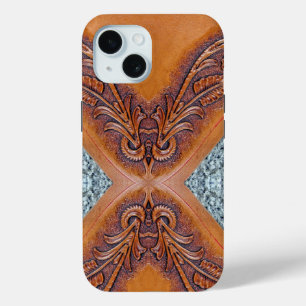  western middeleeuws renaissanceleer iPhone 15 case