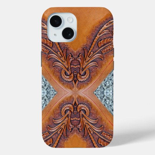  western middeleeuws renaissanceleer Case-Mate iPhone case (Achterkant)