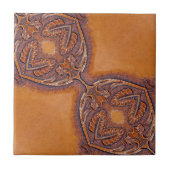  western middeleeuws renaissanceleer tegeltje (Voorkant)