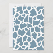 Western mijn eerste Rodeo verjaardagsjongen (blauw Kaart (Achterkant)