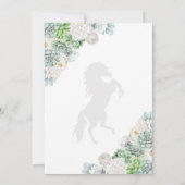 Western Mint Groene Cactussen Bewaar de datum Quin Kaart (Achterkant)