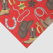 Western modelpapier voor het land tissuepapier (Detail)