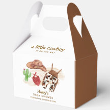 Western Modern Desert Cactus Cowboy Baby shower