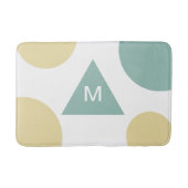 Western modern geometrisch pastelchic badmat (Voorkant)