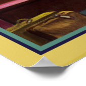 "Western Motel" met citaat van Edward Hopper Poster (Hoek)