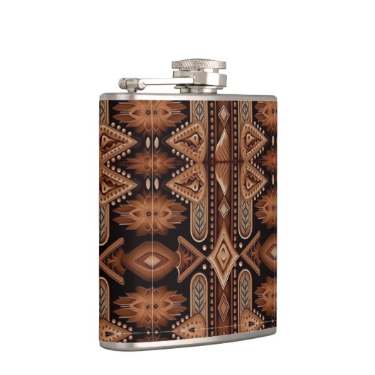WESTERN MOTIEF Flask Heupfles (Rechts)