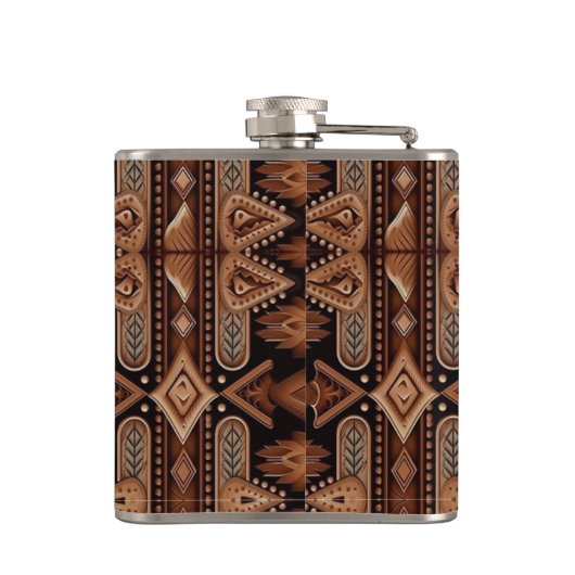 WESTERN MOTIEF Flask Heupfles (Achterkant)