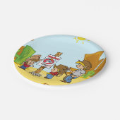 Western Mutton Bustin Cowboy Cowgirl Kinder Party Papieren Bordje (Gekanteld)