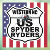 Western NC-hoofdstuk - Decal Vlag & Logo (Vel 3)