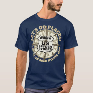 Western NC-hoofdstuk - Laten we naar plaatsen gaan T-shirt