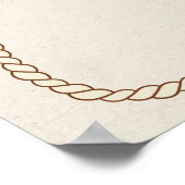 Western Nothing Fancy Just Love Wedding Welcome Poster (Hoek)