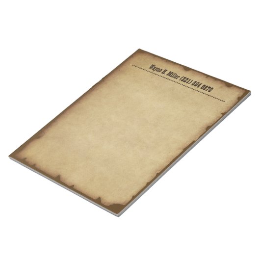  Western Notitieblok (Schuin)