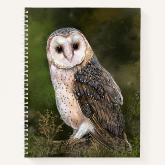 Western Notitieboek van Barn Owl (Voorkant)