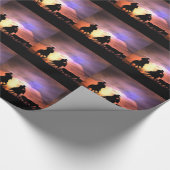 Western omslagpapier voor cowboy cadeaupapier (Hoek)