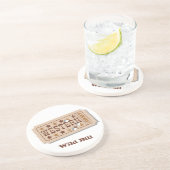 Western Onderzetter Movie Ticket (Zijkant)