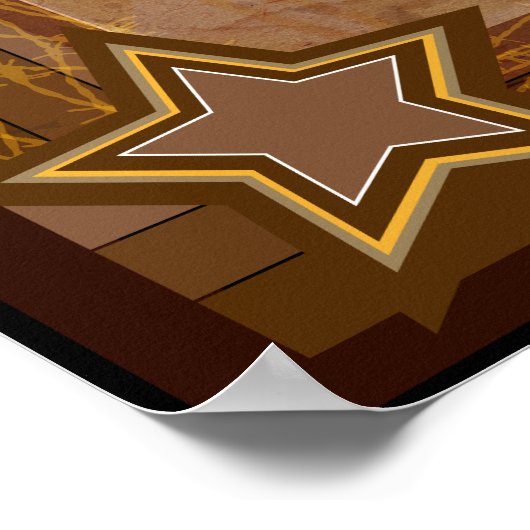 western ontwerp poster (Hoek)