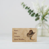 Western opstarten en Pet Visitekaartje (Staand voorkant)