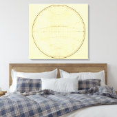 Western overzicht halfrond canvas afdruk (Insitu (Slaapkamer))