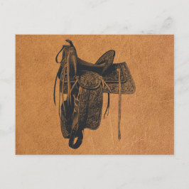 Western paard Briefkaart