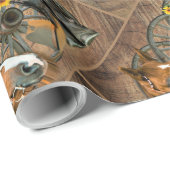 Western paard Cowboy Boots Cowboy Pet Wagon Wiel Cadeaupapier (Rol Hoek)