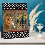 Western paard Cowboy Boots Cowboy Pet Wagon Wiel Fotoplaat (Zijkant)