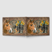 Western paard Cowboy Boots Cowboy Pet Wagon Wiel Gastenboek (Volledig)