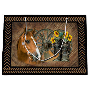 Western paard Cowboy Boots Cowboy Pet Wagon Wiel Groot Cadeauzakje