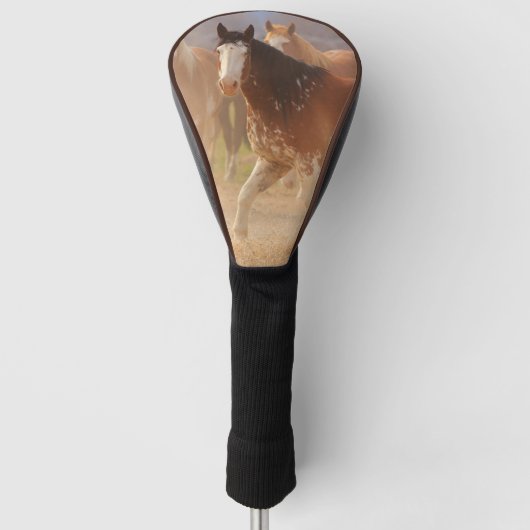 Western paard golfheadcover (Voorkant)