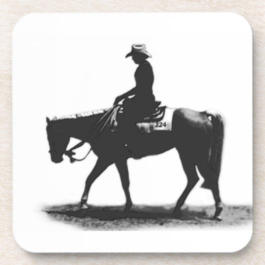 Western Paard onderzetter (Voorkant)