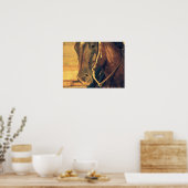Western paard poster (Keuken)