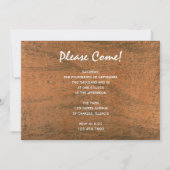 Western paard Saddle Barn Birthday Party Kaart (Achterkant)