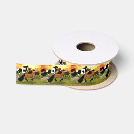 Western paard satijnen lint